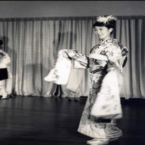 1964年(昭和39年)東京オリンピックで行われた上田美枝きものショー