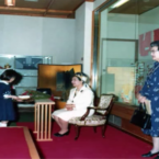 1980年(昭和55年)高松宮妃喜久子様美枝きもの美術館ご見学