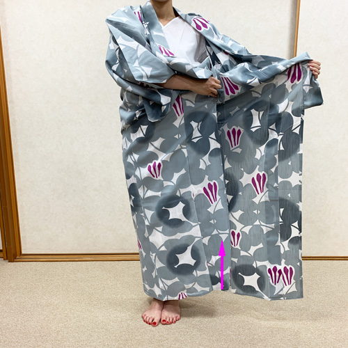 浴衣の着付け方女性編STEP6